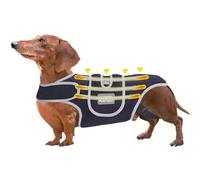 Back Bracer in Large Dogs for IVDD, Arthritis, Spinal Surgical Recovery for Beagle, Dachshund, Reflective Frame Support Harness for Back, Keeps The Back Stable Adjustable Pet Hip Brace Support