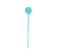 Back Brush 2Pc Silicone Long Handle Bath Brush Double-Sided Shower Exfoliating Brush Body Scrub Back Massage Brushes Bathroom Accessories for Bathing