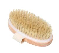 Back Brush 2Pcs Exfoliating Wooden Body Massage Shower Brush Bristle Bath Brush Soft Woman Man Skin Care Wet Dry Body Brush for Bathing