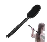 Back Brush for the Shower, Extendable Silicone Handle with Long Extendable Handle Back Cleaner Shower Brush for Cleaning Men Women Children Bathing Showers Home Dorm Travel Hotel