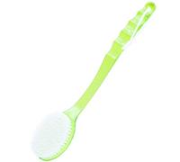 Back Brush Long Handle Shower Brush Soft Bath Brush for Back Cleaning, Exfoliating & Massage, Skin Care Body Brush, Wellness Back Scrubber Against Dirt and Dead Skin (Green)