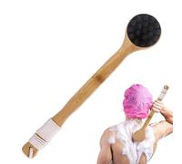 Back Brush with Long Handle for the Shower, Cat Paw Body Cleaning Brush, Soft, Dense Velvet Back Washer for Elderly, Pregnant Women and Disabled