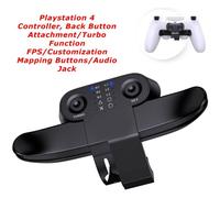 Back Button Mapping Paddles Attachment for PS4 Turbo Function FPS Plug & Play