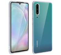 Back case + Screen Protector Tempered Glass Clear Huawei P30