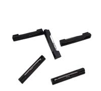 Back Clasp Brooch pin badges50PCS 2.0cm 3.0cm 3.6cm White Plastic Brooches Pin Backs Black Plain Pins For DIY Badge Handmade Material Jewelry (Color : Black brooch pins, Size : 3.0cm) (Color : Black