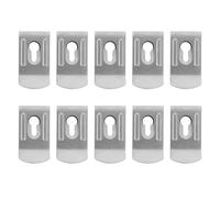 Back Clip Stainless Steel Tape Measure 10pcs Replacement | Metal Spring Clip, Secure Locking Design, Compatible with Brands, for Carpenters and DIY Tasks