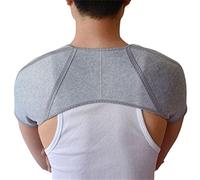 Back Corrector Keep Warm Double Shoulder Support Brace Strap Pain Relief Sport Gym Men and Women Unisex Back Support Health and Relaxation (Color : C, Size : XL)