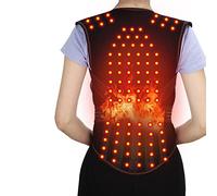 Back Corrector Tourmaline Self-Heating Magnetic Therapy Waist Back Shoulder Posture Corrector Spine Lumbar Brace Support Belt Pain Relief Tool Health and Relaxation (Size : XL(62pcs Magnets))