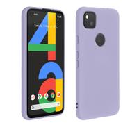 Back Cover For Google Pixel 4A Semi-rigid Soft Touch Compatiblepurple
