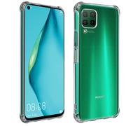 Back cover for Huawei P40 Lite Flexible Case with Bumper Corners - Transparent