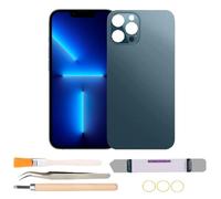 Back Cover Glass Replacement Compatible with iPhone 13 Pro 6.1 inches (Blue)
