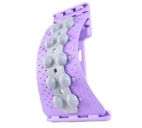 Back Cracker 4-Level Adjustable Back Stretch with Acupressure Massage Correction Spine Decompression Lumbar Support for Scoliosis Pain Relief