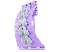 Back Cracker 4-Level Adjustable Back Stretch with Acupressure Massage Correction Spine Decompression Lumbar Support for Scoliosis Pain Relief