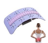 Back Cracker - Lumbar Back Cracker with Magnet Massager | Spine Deck Cracking Massager Stretching Equipment Workout Tool for Offices Home Gym Living Room Apartment Travel