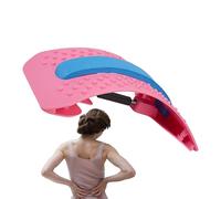 Back Cracker, Massaging Spinal Support | Adjustable Lumbar Support for Back Neck Hips and Spine Relief Exercises Pilates Yoga at Home