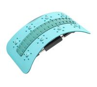 Back Cracker - Multi-Level Lumbar Stretcher, Spine Alignment Board, Fitness Workout Deck, Adjustable Back Massager Tool | for Home Gym Travel Living Room Rehabilitation Core Stretch Exercise Relief