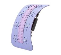 Back Cracking Device - Adjustable Lumbar Spine Board, Stretcher, Ergonomic Tool, Fitness Workout Massager | Map