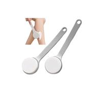 Back Cream Applicator Long Handle Moisturizer Cream Applicator Anti Slip Grip Moisturizing Oils Apply Tool for Athletes Teens Boys Youth Women (grey-2pcs)