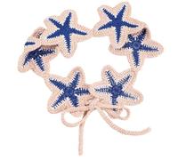 Back Crochet Headband Hair Accessory Marine Inspired Headdress, A | Marine Inspired Knitting Headpiece for Travel Outfits and Daily Looks, Vacation Photos and Casual Wear