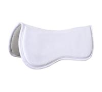Imperial Riding IRH Suede Shock Absorbing Half Pad with Fleece White Full