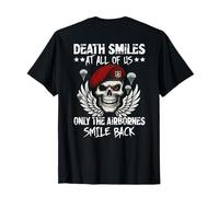 [Back] Death Smiles at All of Us Only The Airborne Smile T-Shirt