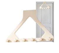 Back Door Hanger - Over-The-Door Hook Organizer Rack, Space Saving Multi Hook Storage Bar, Coat Purse Hat Holder System, Home Utility Item, Clothing Storage for Dorm Closet Apartment Use