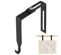 Back Door Hook Over The Hanger Divider Iron Black Cube Adjustable Desk Organizer Organizer for Scarves Keys Hats Umbrellas Hanging Plant Solution