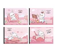 Back-Drawing Cartoon Painting Book Thickened Student Graffiti Book-Cute Rabbit