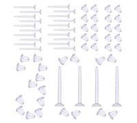 Back Earring Holder - 600 Pieces Back Sleeve Earring Holder | Jewellery Making Accessories for Women Girls Banquet Party