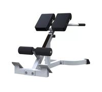 Back Extension Bench Adjustable Roman Chair Multi-functional Hyperextension Bench Ab Workout Bench Strength Training Equipment For Home Gym 660lbs(Color:White)