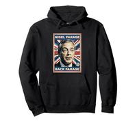 BACK FARAGE - Nigel Farage Leader of British Reform UK Party Pullover Hoodie