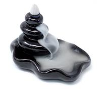 Back Flow Incense Burner Large Pebbles Into Pool