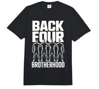 Back Four Brotherhood Team Unity Player Squad Soccer Defense Comfort Colors Adult Heavyweight T-Shirt