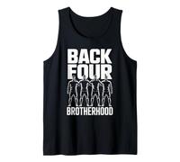 Back Four Brotherhood Team Unity Player Squad Soccer Defense Tank Top