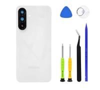 Back Glass Door Housing Cover Replacement for Samsung Galaxy A56 5G A566B A566U, 6.7 Inches with Removal Tools-White