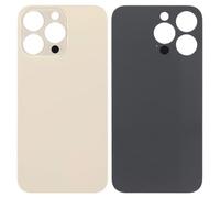 Back Glass Replacement for iPhone 12 Pro Max with, Big Hole Rear Back Cover Glass Replacement All Carriers (Gold)