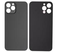 Back Glass Replacement for iPhone 12 Pro Max with, Big Hole Rear Back Cover Glass Replacement All Carriers (Graphite)