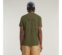 Back Graphic Arch T-Shirt - Green - Men L