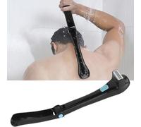 Back Hair Shaver, Mens Electric Do-it-Yourself Long Handle Back Hair Shaver, 180 Degrees Foldable & Cordless Design for Men Shaving Groomer Trimmer