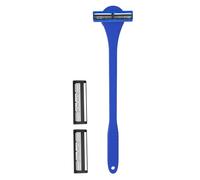Back Hair Trimmer - Body Care Device with Long Handle - Skin-Friendly 2-in-1 Care Massager for Men for Daily Shaving and Styling
