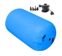 Back Handspring Trainer - Air Barrel Roll, Gymnastics Skill Builder, Inflatable Yoga Cylinder, Home Fitness Balance Aid, Cheerleading Training Equipment, Pump Included Kit | For Girls Boys