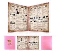 back in 1945 Birthday Poster, 80th Birthday Gifts For Women, 1945 Birthday Gifts Ideas For Her, Happy 80 Years Birthday Present For Mum,Sister, Pink Eco-Friendly Foldable Paper 8×10 Inch