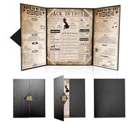 back in 1985 Poster UK 40th Birthday Gifts for Men Women, Vintage Happy 40th Birthday Decoration Supplies for 40 Year Old, Folded, Black