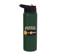 Back in My Day We Had 9 Planets Funny Galaxy Space Lovers Stainless Steel Insulated Water Bottle