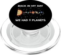 Back In My Day We Had 9 Planets Funny Galaxy Space Men Women PopSockets PopGrip for MagSafe
