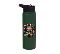 Back in My Day We Had 9 Planets Funny Galaxy Space Men Women Stainless Steel Insulated Water Bottle