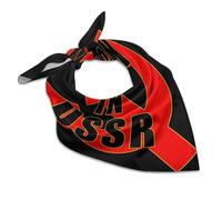 Back in USSR Hammer Women's Head Scarf Hair Square Scarves Headscarf for Sleeping Travel Beach 18"x18"