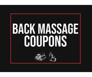 Back Massage Coupons: Backrub Vouchers Book For Free Rubs | Perfect Valentines Day, Anniversary Or Birthday Gift