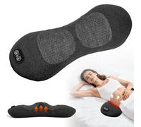 Back Massager 3-in-1,Back Shoulder Therapy Massager,Electric Sciatica Massa-ger with Traction Lifting,Vibration & Heat,Waist & Neck and Shoulder Massager,Relieve Sciatica and B-ack Pain(Black)