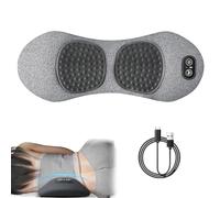 Back Massager,3-in-1 Electric Sciatica Massager with Traction Lifting,Back Stretcher with Traction Neck Shoulder,Vibration & Heat, Whisper-Quiet Operation, Relieve Tension, Restore Mobility (B)